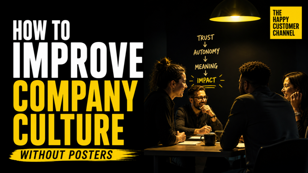 how to improve company culture - How to Improve Company Culture Without Posters